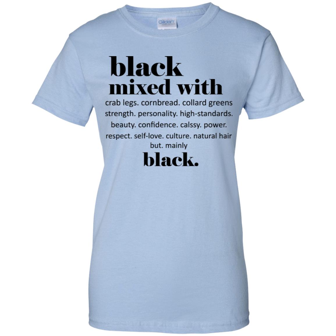 Black Mixed With Crab Legs Cornbread Collard Greens Strength T-Shirts, Hoodie, Tank