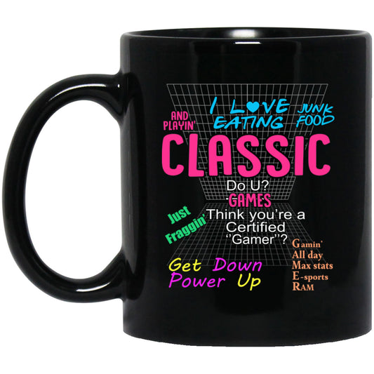 I Love Eating Classic Do U Games Mug