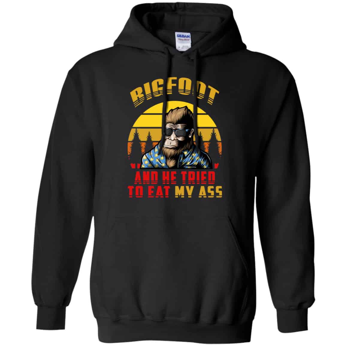 Bigfoot Is Real And He Tried To Eat My Ass Vintage Shirt, Hoodie, Tank