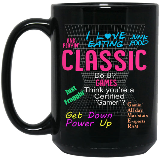I Love Eating Classic Do U Games Mug