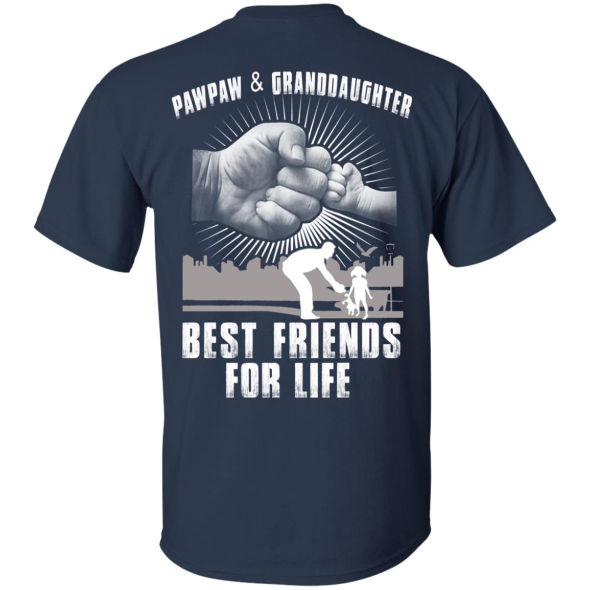 Paw And Granddaughter Best Friends For Life T-Shirts, Hoodie, Tank