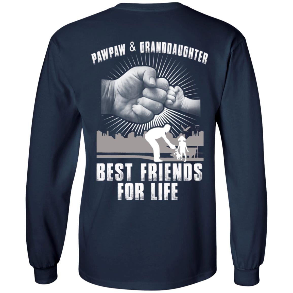 Paw And Granddaughter Best Friends For Life T-Shirts, Hoodie, Tank