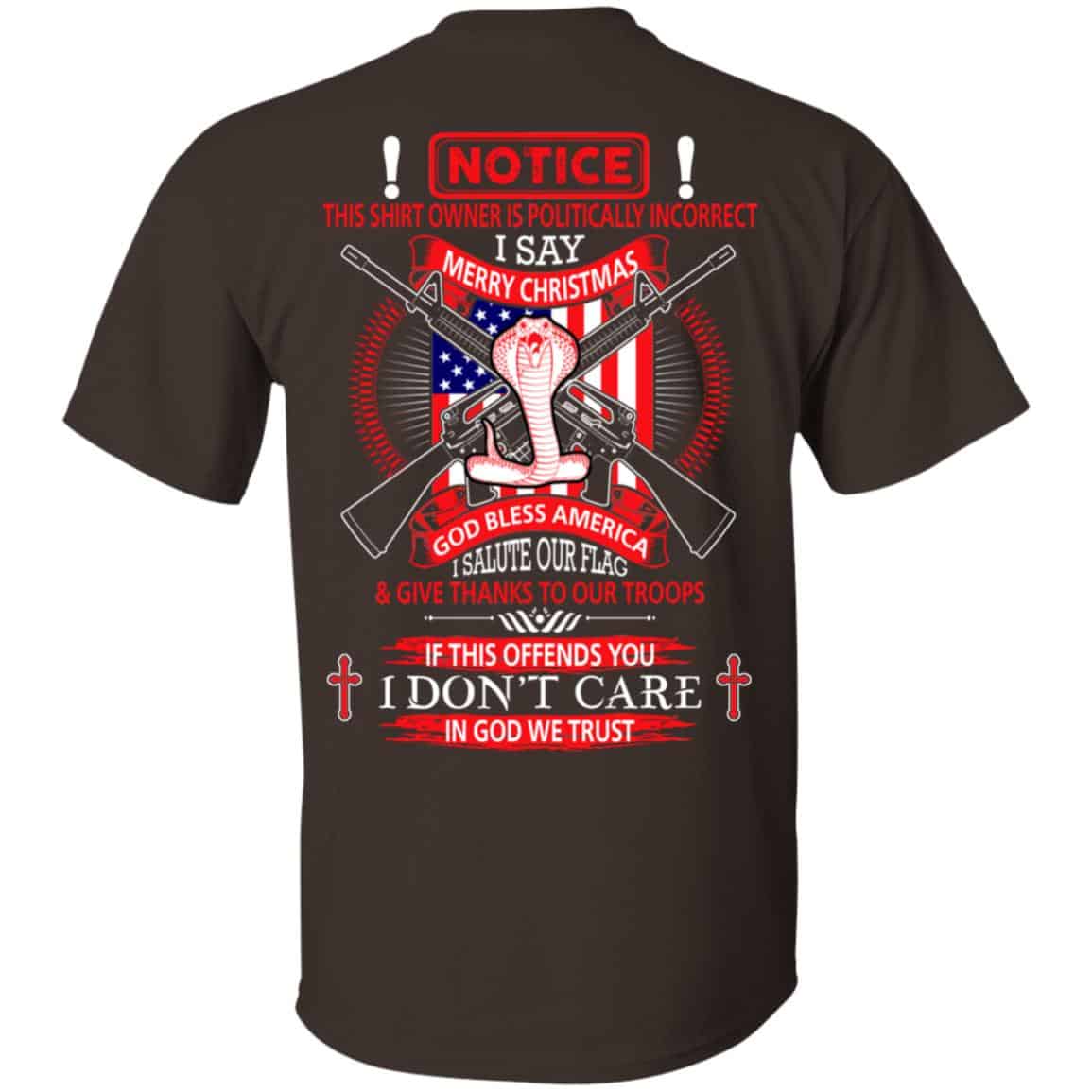 I Am Politically Incorrect I Say Merry Christmas God Bless America T-Shirts, Hoodie, Tank
