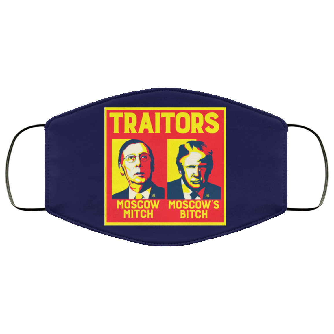 Traitors Ditch Moscow Mitch Face Mask