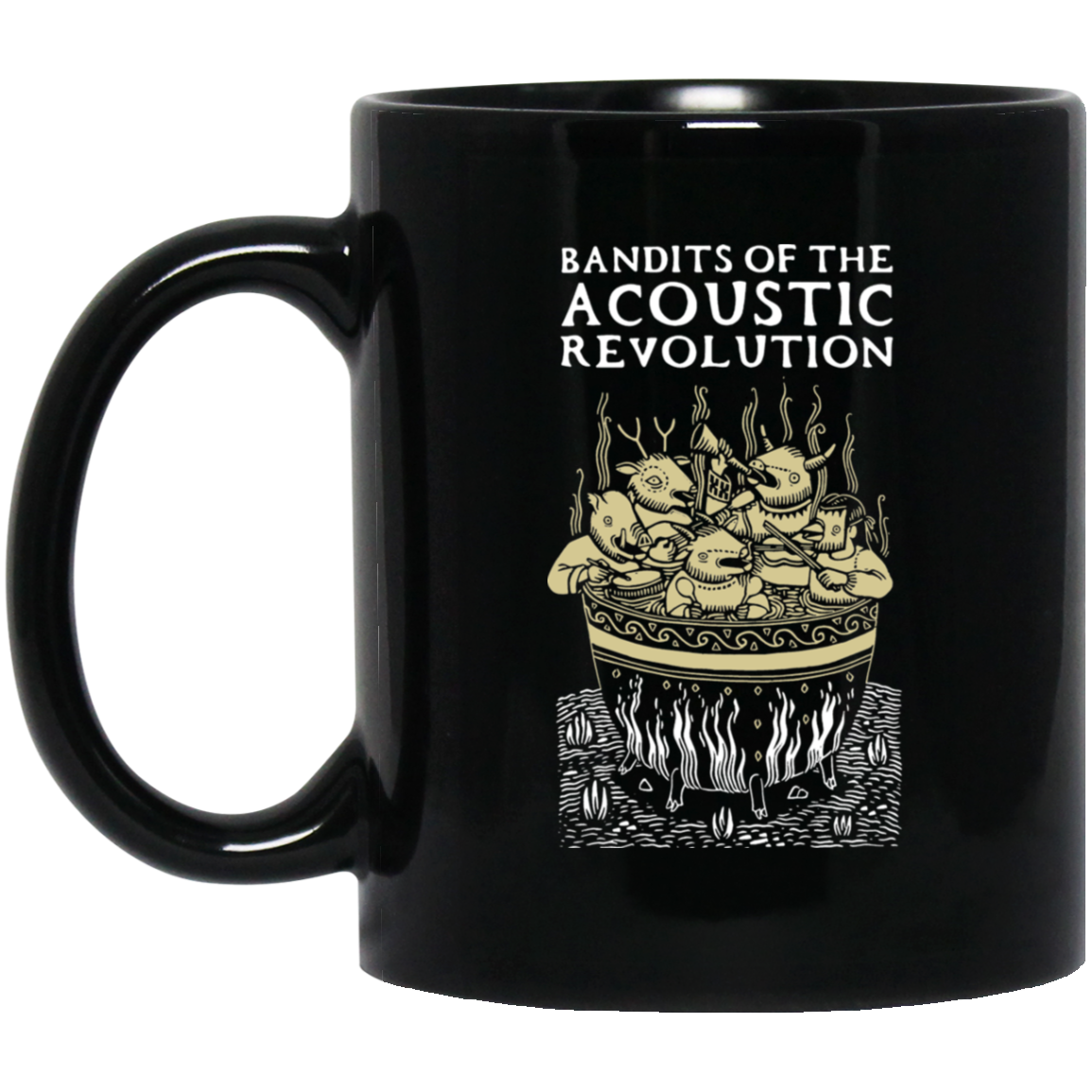 Bandits Of The Acoustic Revolution Black Mug