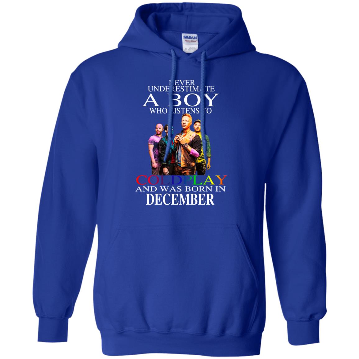 A Boy Who Listens To Coldplay And Was Born In December T-Shirts, Hoodie, Tank