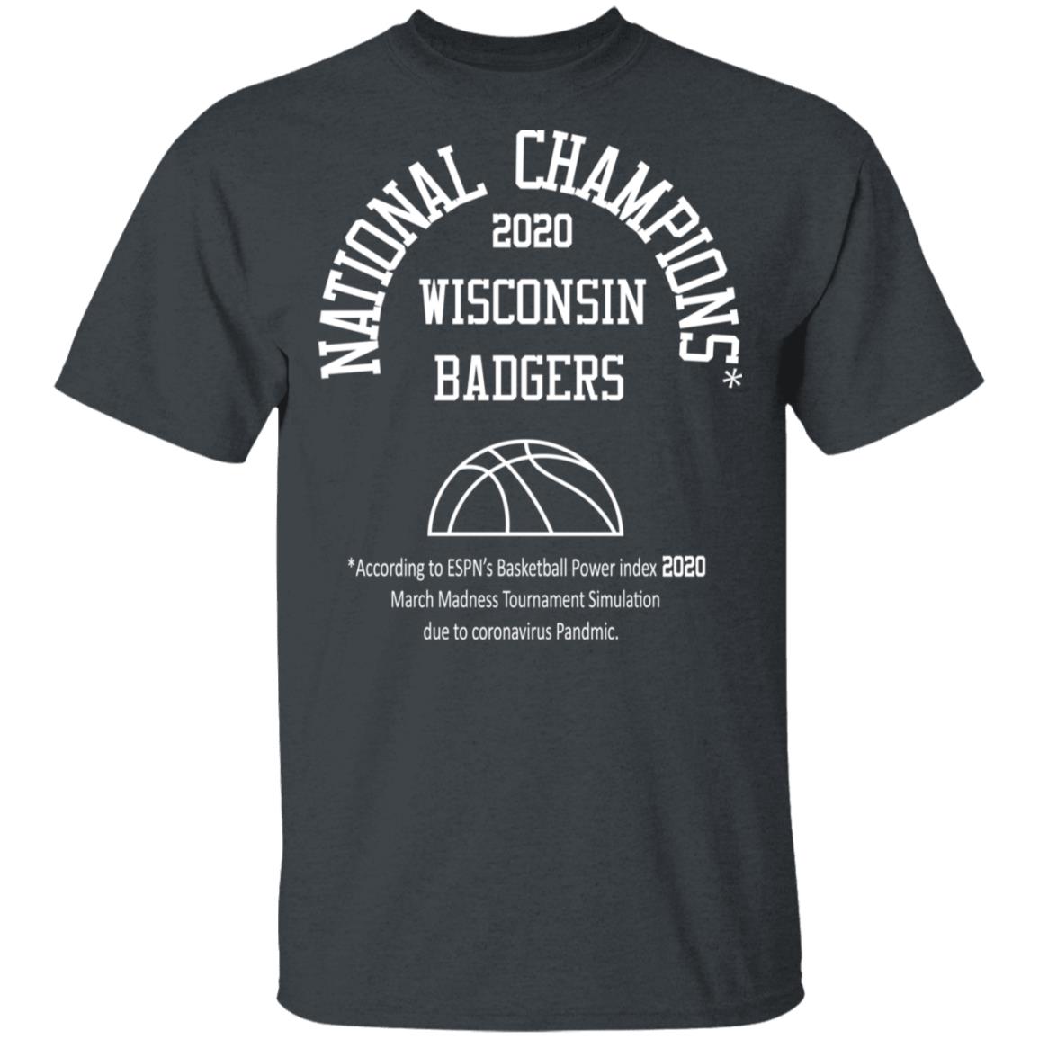 National Champions 2020 Wisconsin Badgers Shirt, Hoodie, Tank