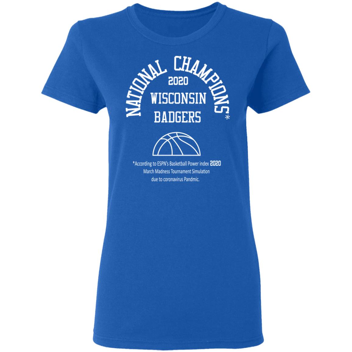 National Champions 2020 Wisconsin Badgers Shirt, Hoodie, Tank