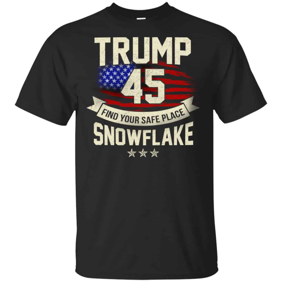Donald Trump 45 Find Your Safe Place Snowflake Shirt, Hoodie, Tank