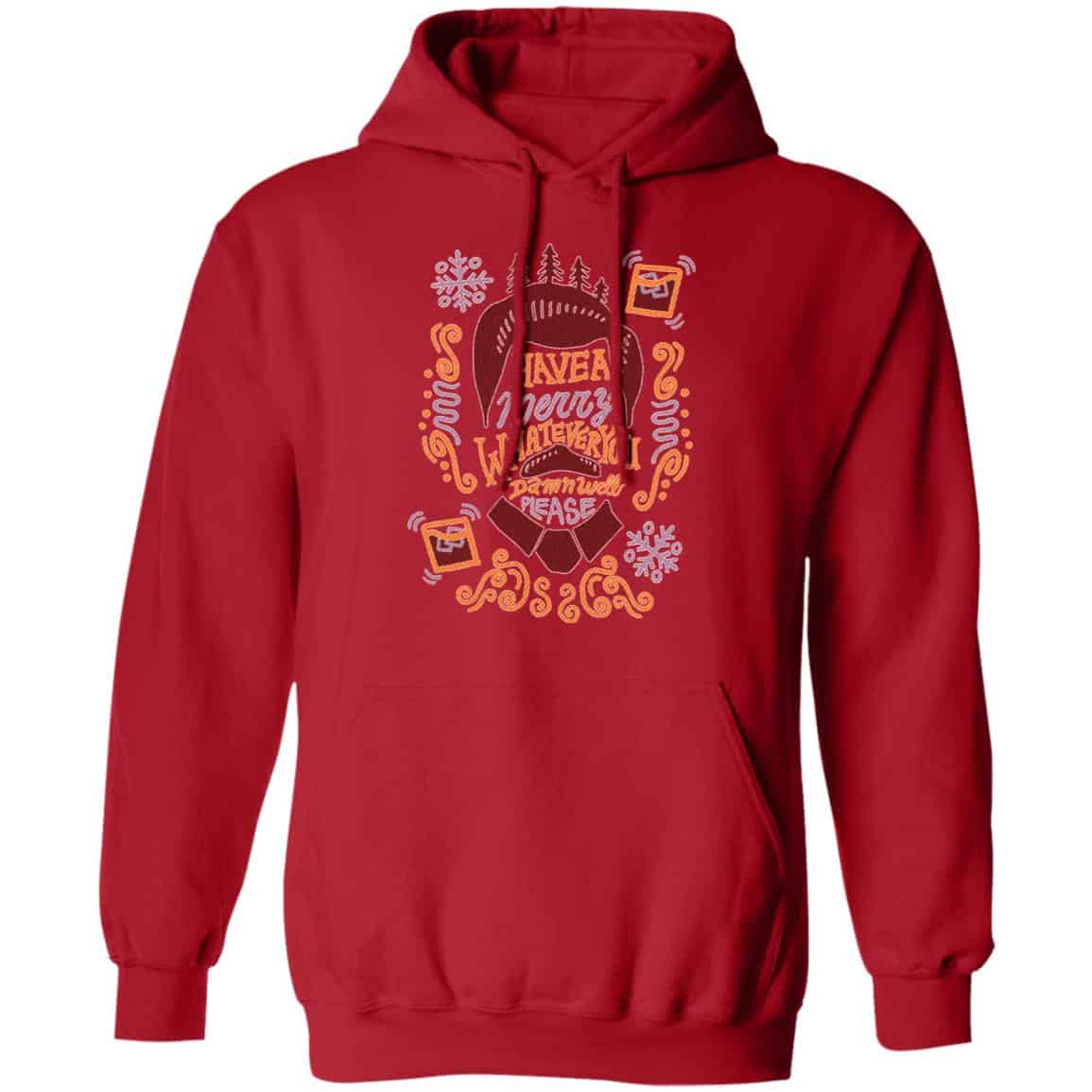 Parks and Recreation Ron Swanson Merry Whatever Ugly Christmas Sweatshirt, Hoodie, Tank