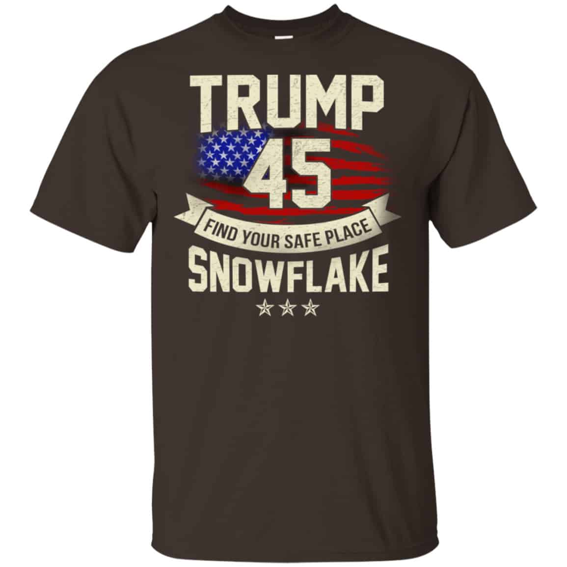 Donald Trump 45 Find Your Safe Place Snowflake Shirt, Hoodie, Tank