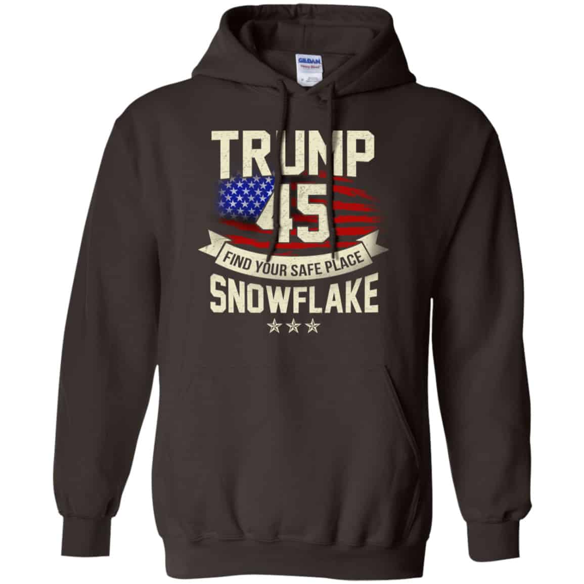 Donald Trump 45 Find Your Safe Place Snowflake Shirt, Hoodie, Tank