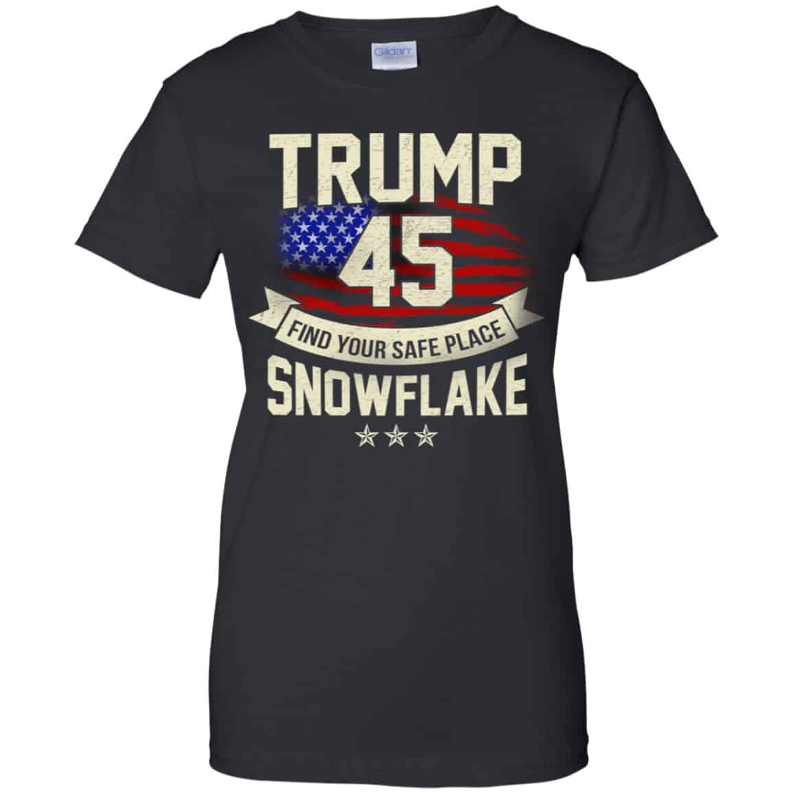 Donald Trump 45 Find Your Safe Place Snowflake Shirt, Hoodie, Tank