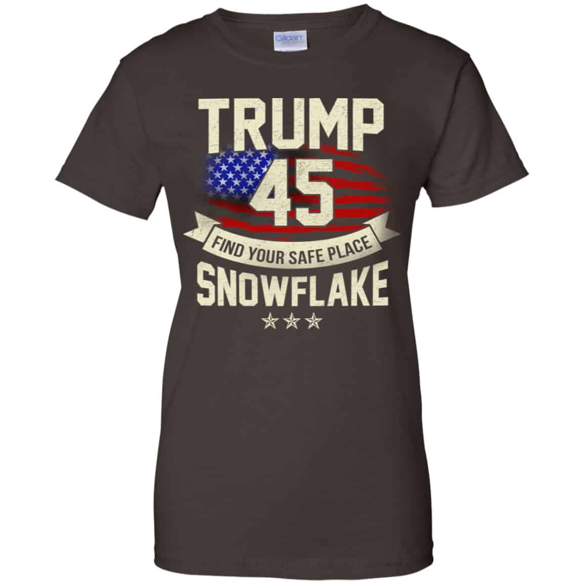 Donald Trump 45 Find Your Safe Place Snowflake Shirt, Hoodie, Tank