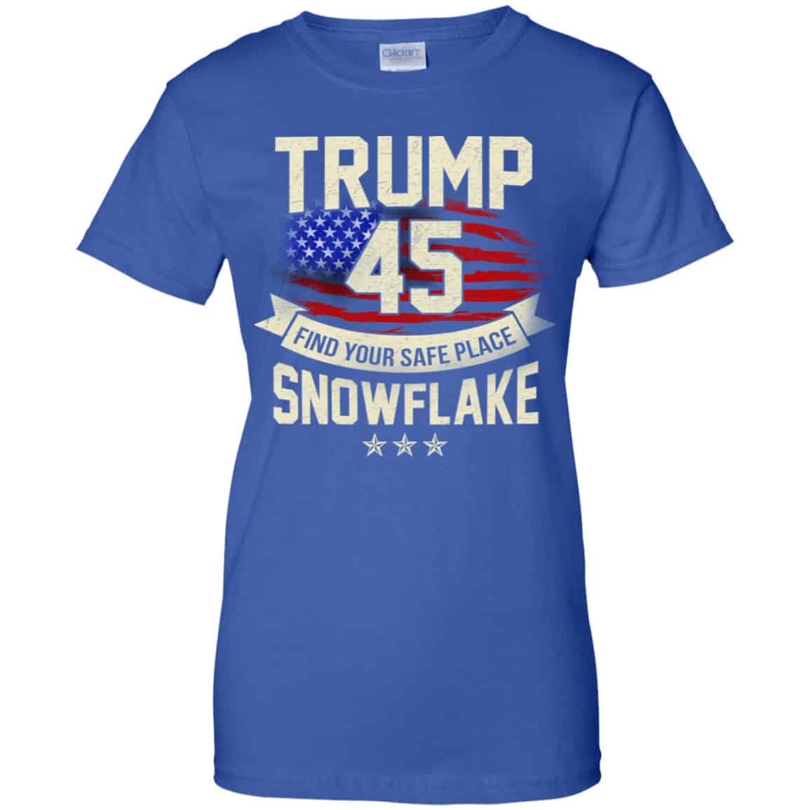 Donald Trump 45 Find Your Safe Place Snowflake Shirt, Hoodie, Tank
