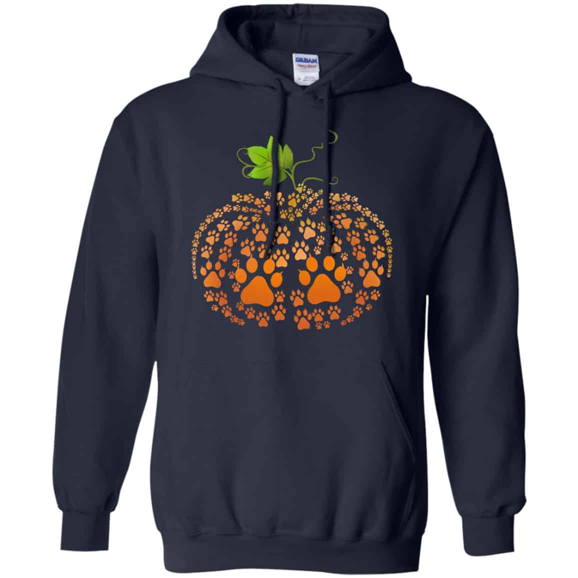 Cat Paw Print Pumpkin Halloween Shirt, Hoodie, Tank