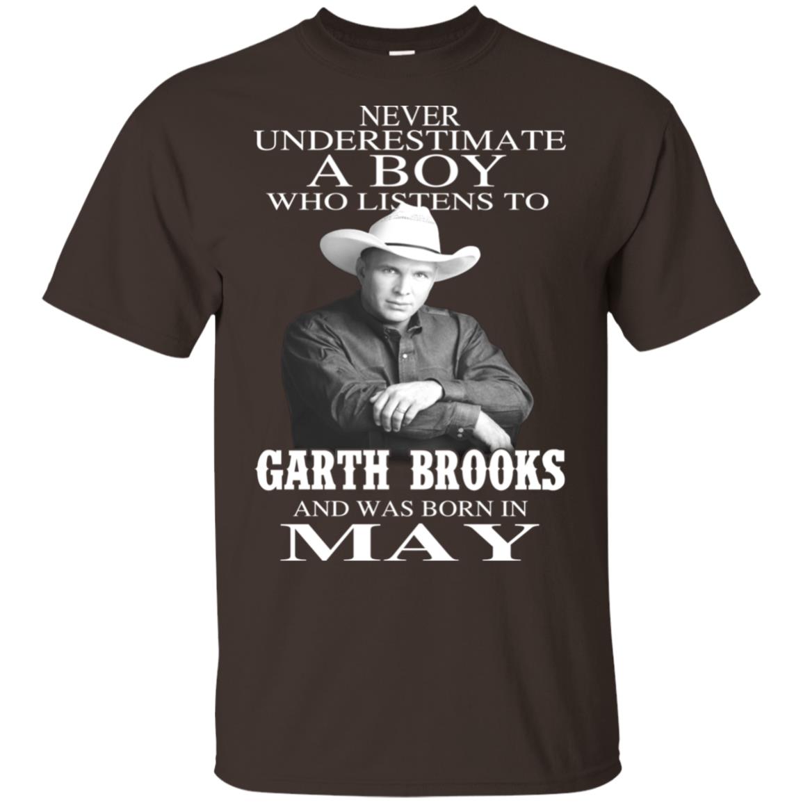 A Boy Who Listens To Garth Brooks And Was Born In May T-Shirts, Hoodie, Tank
