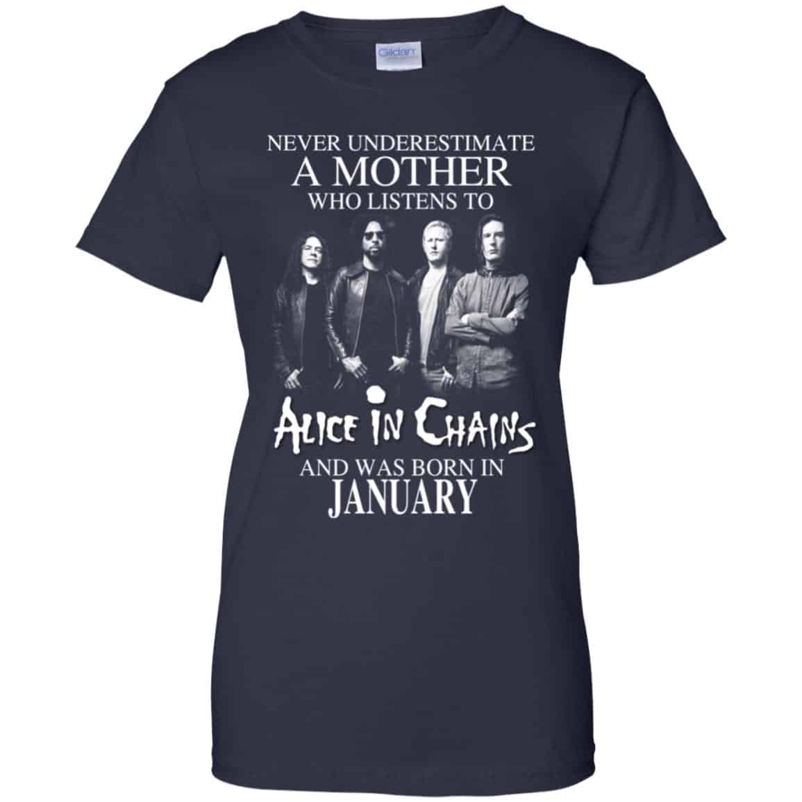 A Mother Who Listens To Alice In Chains And Was Born In January T-Shirts, Hoodie, Tank
