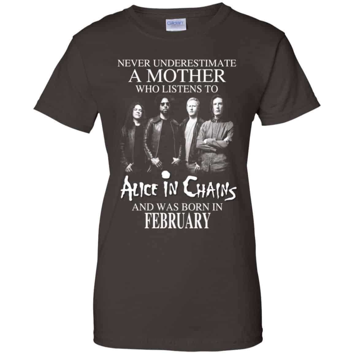 A Mother Who Listens To Alice In Chains And Was Born In February T-Shirts, Hoodie, Tank