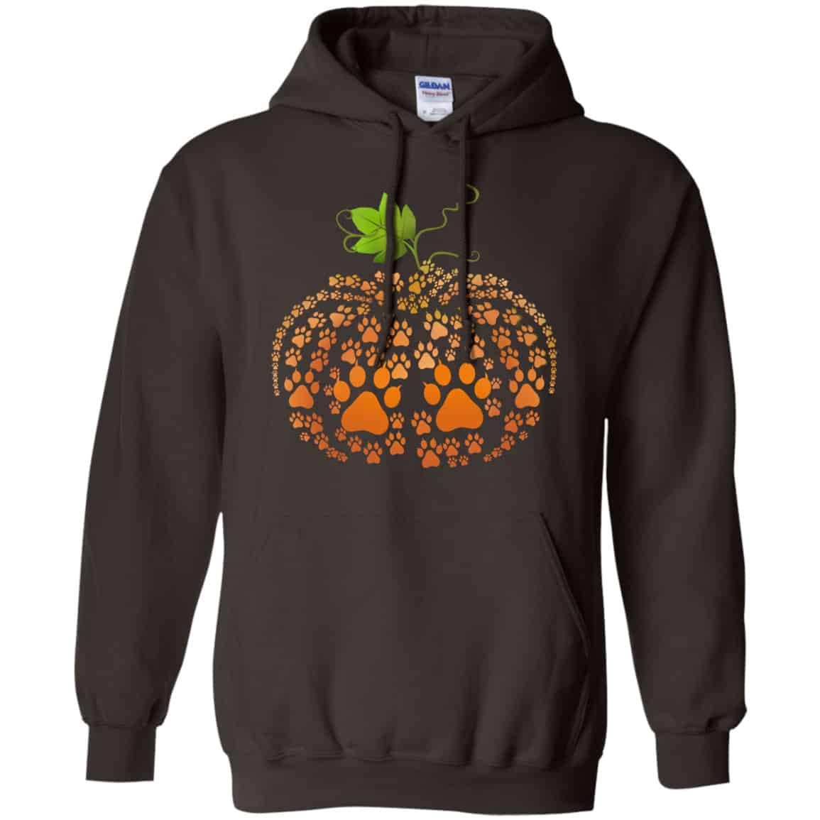 Cat Paw Print Pumpkin Halloween Shirt, Hoodie, Tank
