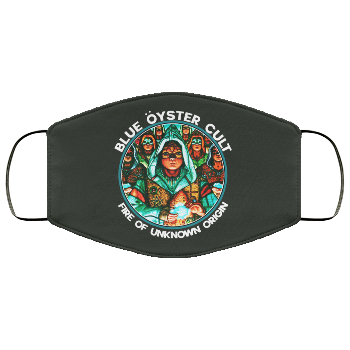 Blue Öyster Cult Fire Of Unknown Origin Face Mask