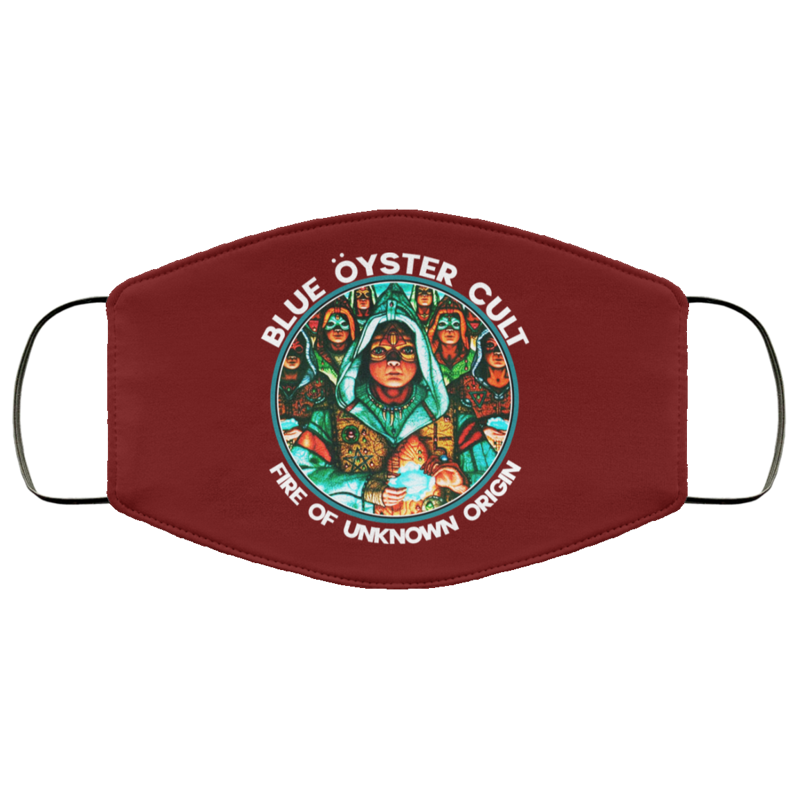 Blue Öyster Cult Fire Of Unknown Origin Face Mask