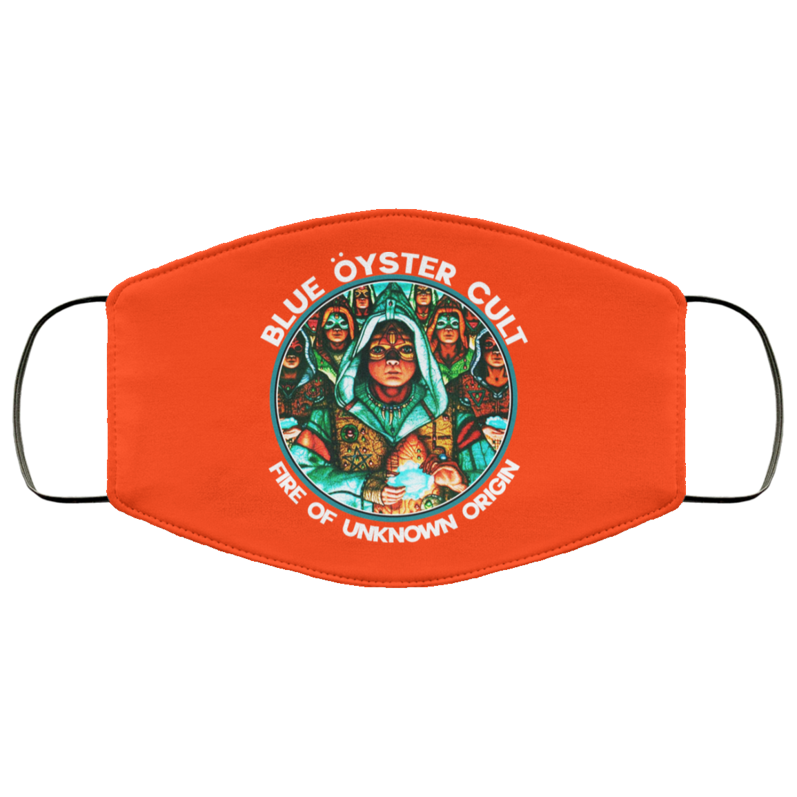 Blue Öyster Cult Fire Of Unknown Origin Face Mask