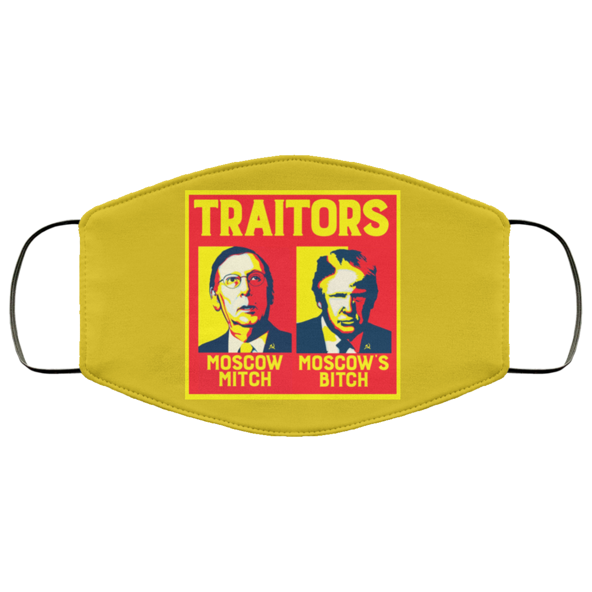 Traitors Ditch Moscow Mitch Face Mask