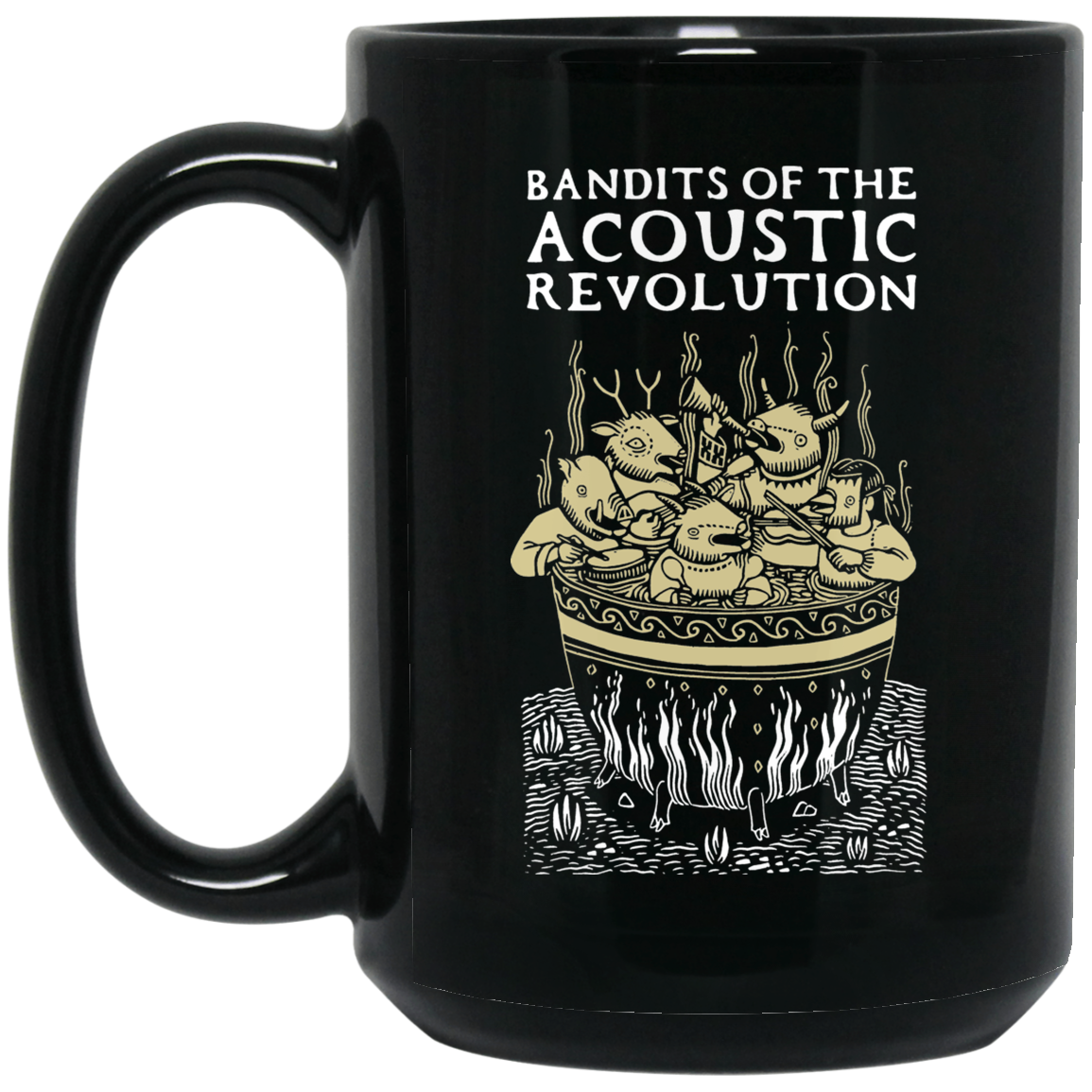 Bandits Of The Acoustic Revolution Black Mug