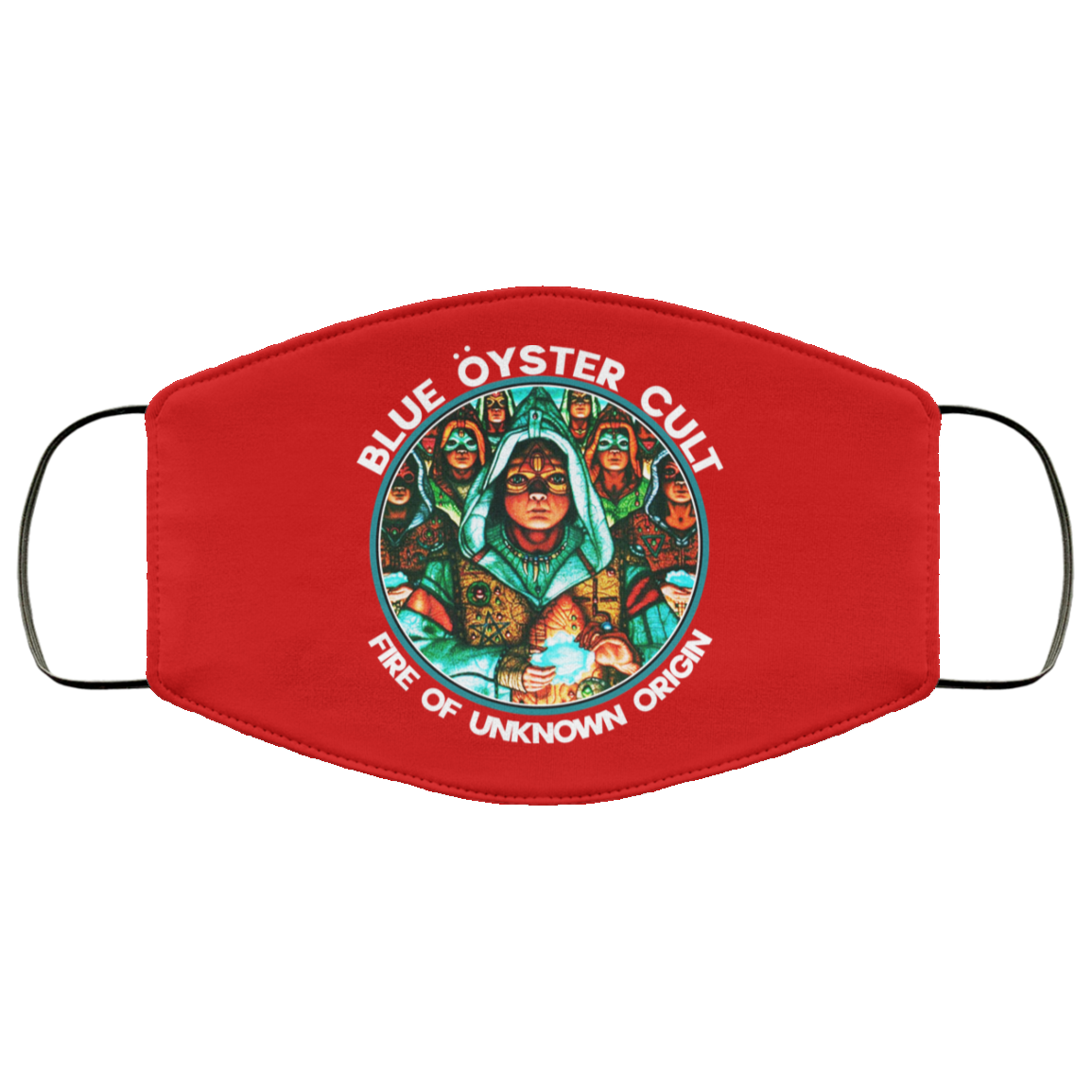 Blue Öyster Cult Fire Of Unknown Origin Face Mask