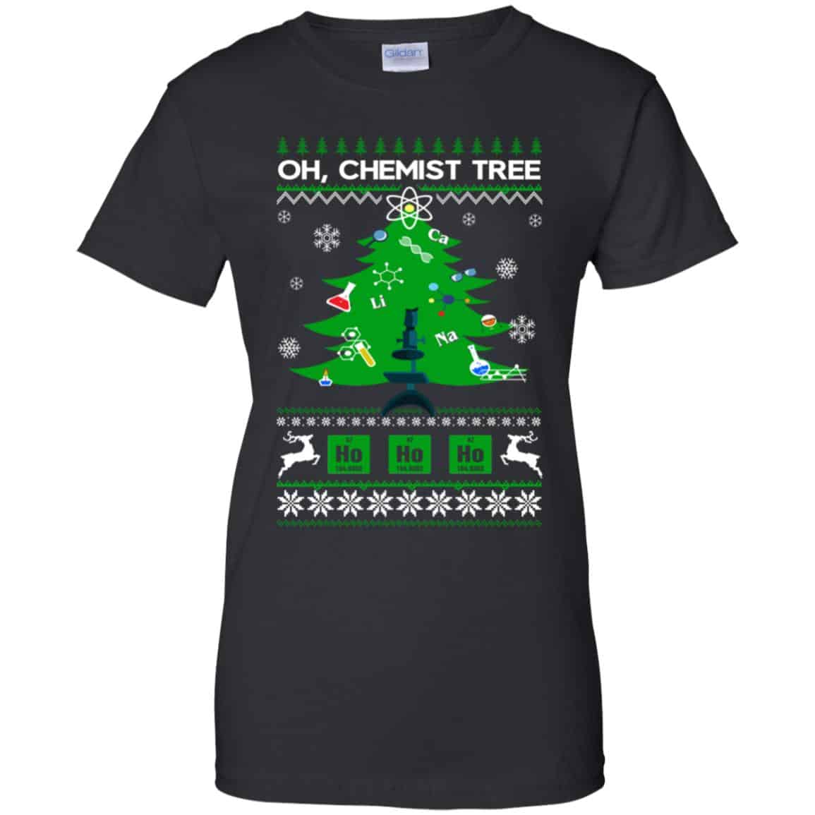 Oh Chemist Tree Ugly Christmas Sweater, T-Shirts, Hoodie