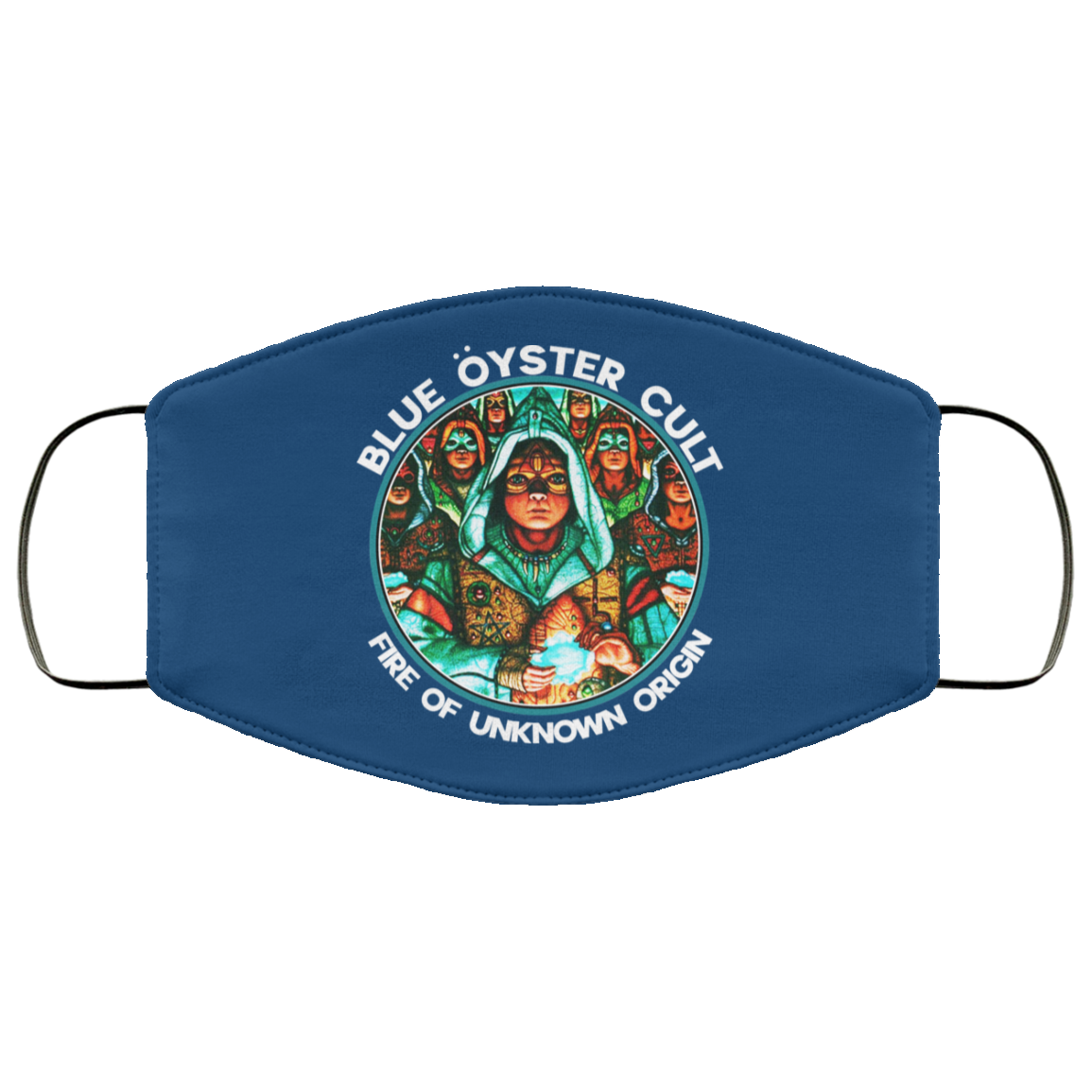 Blue Öyster Cult Fire Of Unknown Origin Face Mask