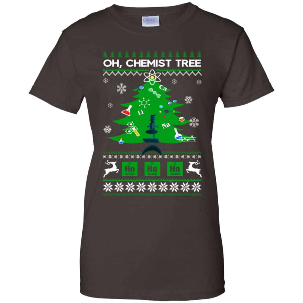 Oh Chemist Tree Ugly Christmas Sweater, T-Shirts, Hoodie