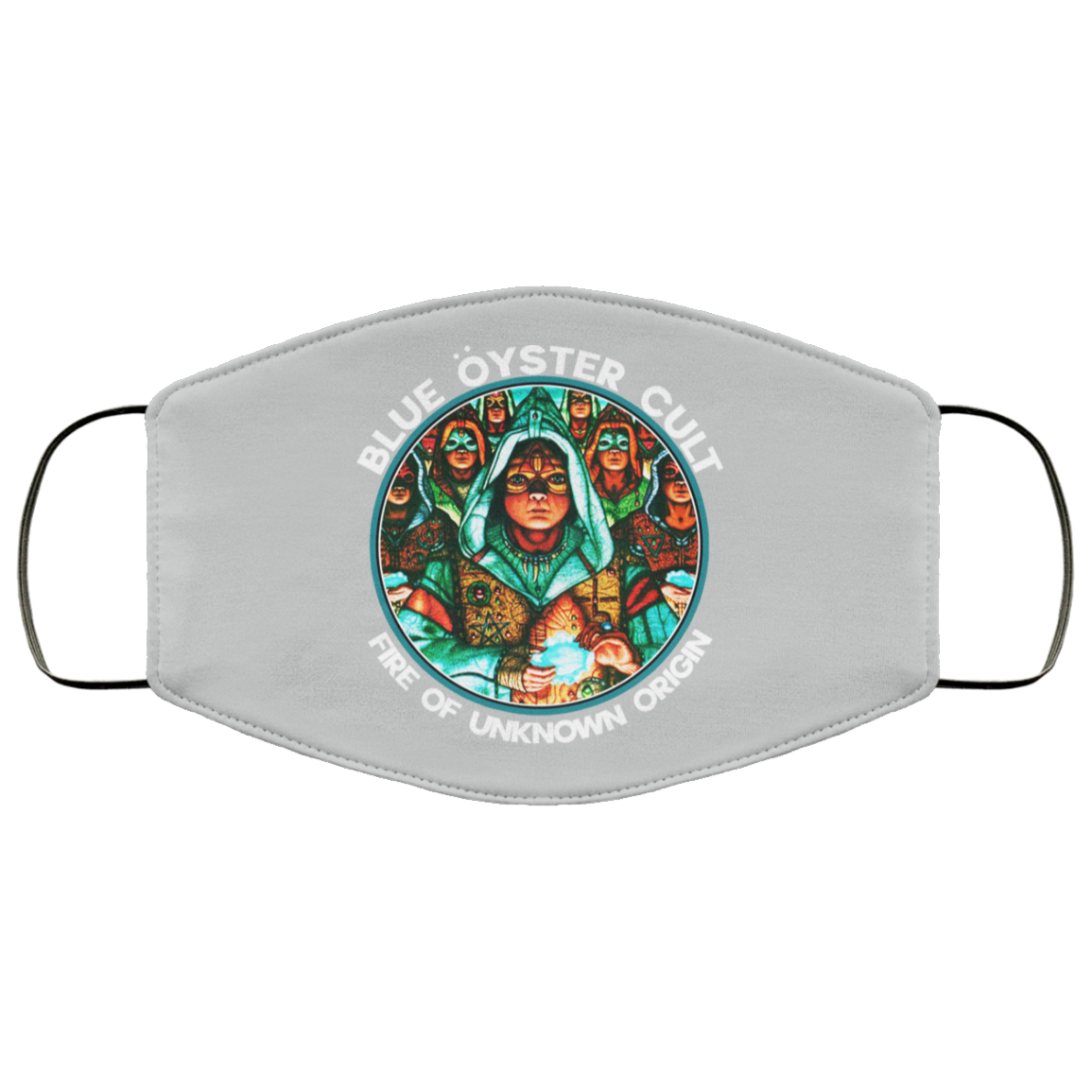 Blue Öyster Cult Fire Of Unknown Origin Face Mask