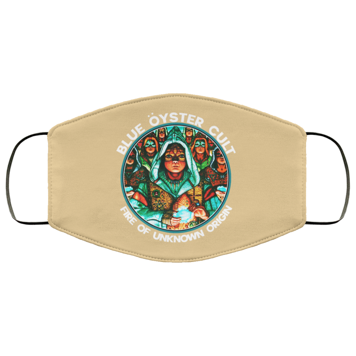 Blue Öyster Cult Fire Of Unknown Origin Face Mask