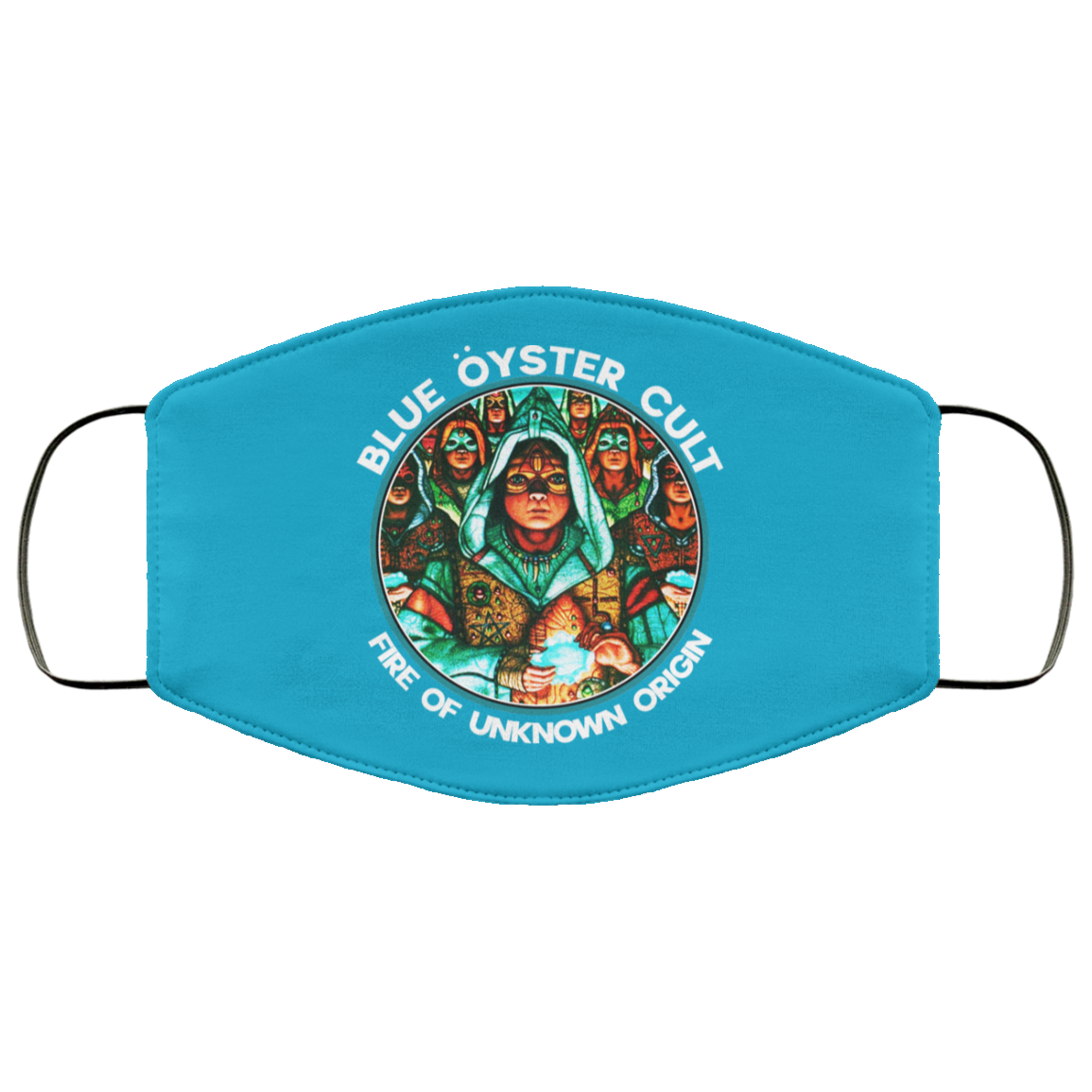 Blue Öyster Cult Fire Of Unknown Origin Face Mask