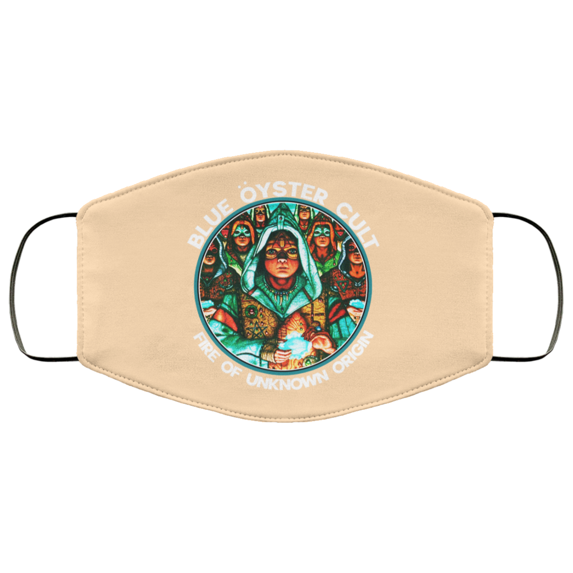 Blue Öyster Cult Fire Of Unknown Origin Face Mask