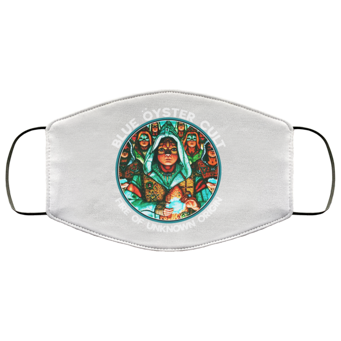 Blue Öyster Cult Fire Of Unknown Origin Face Mask