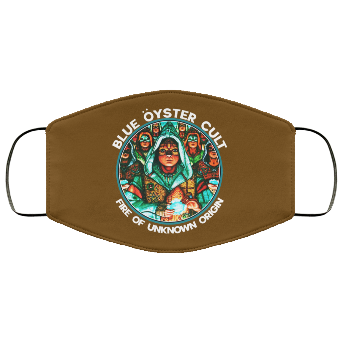 Blue Öyster Cult Fire Of Unknown Origin Face Mask
