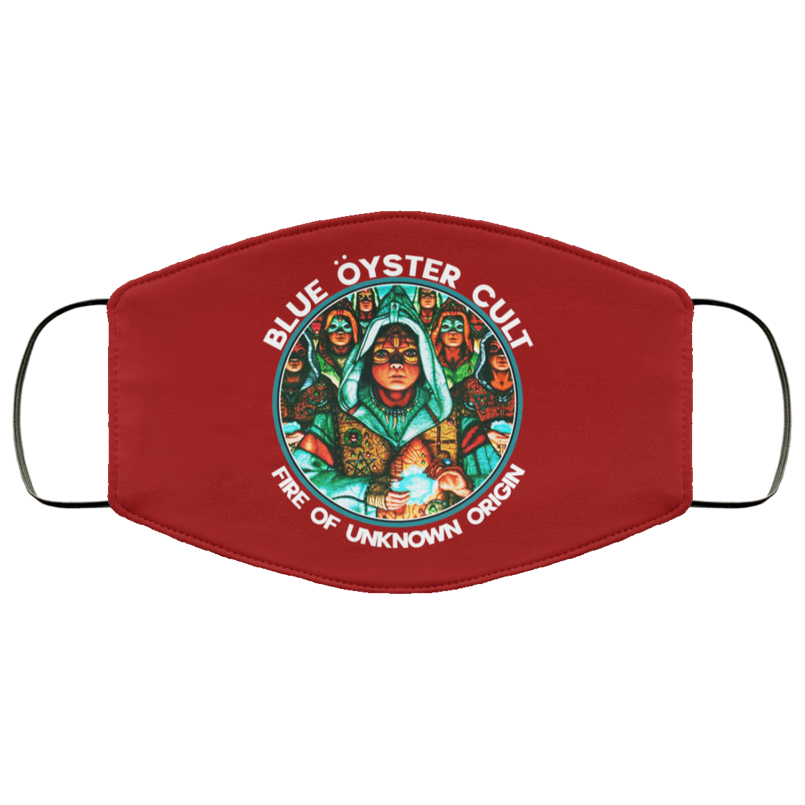 Blue Öyster Cult Fire Of Unknown Origin Face Mask