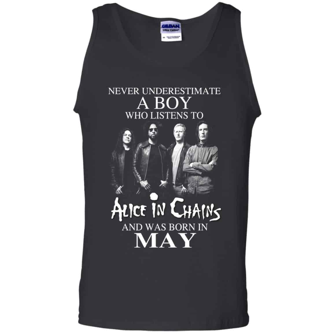 A Boy Who Listens To Alice In Chains And Was Born In May T-Shirts, Hoodie, Tank