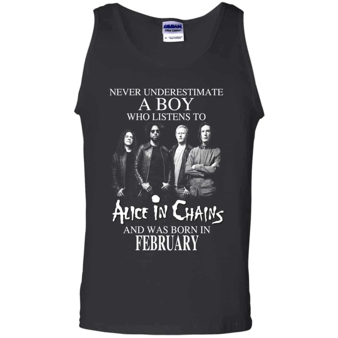 A Boy Who Listens To Alice In Chains And Was Born In February T-Shirts, Hoodie, Tank