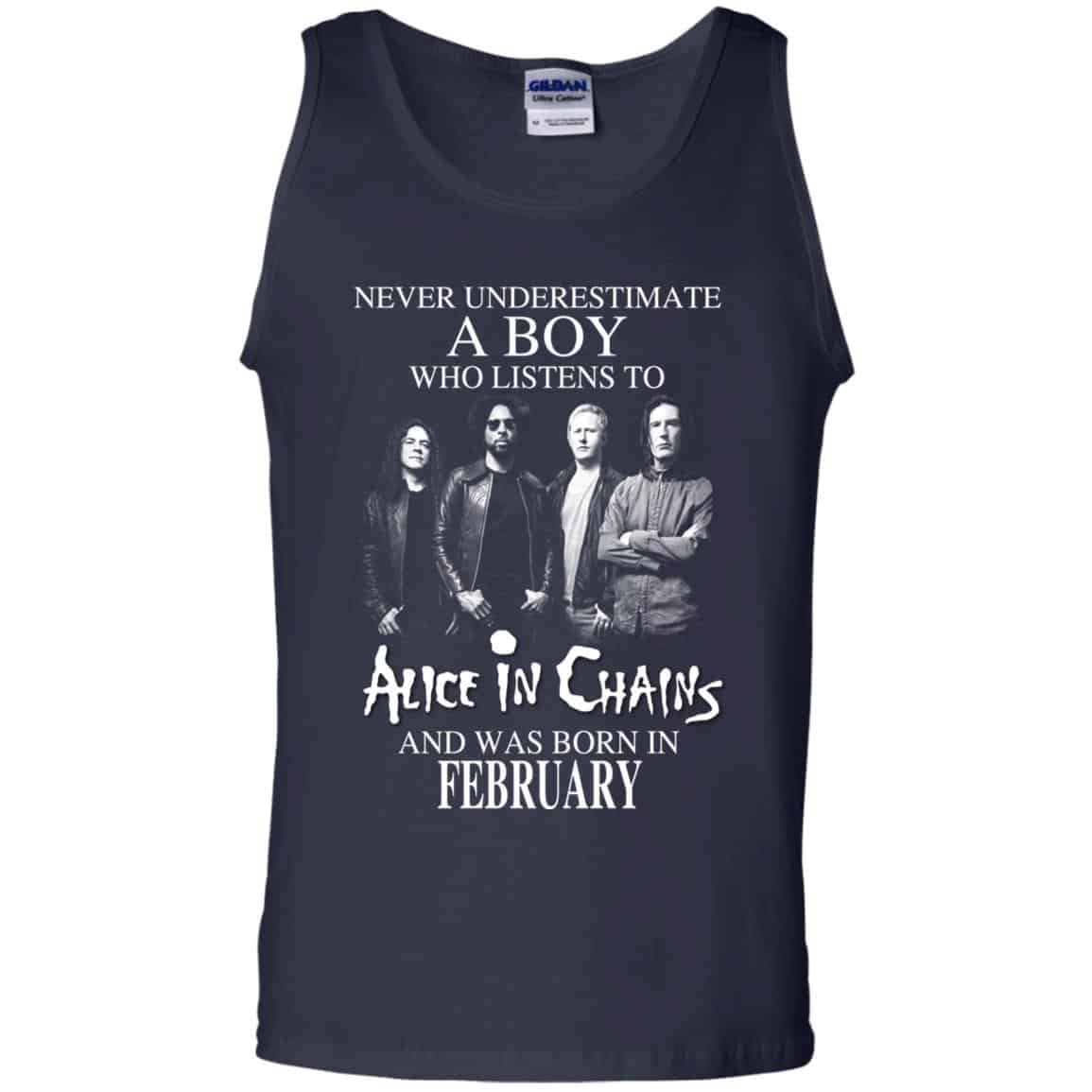 A Boy Who Listens To Alice In Chains And Was Born In February T-Shirts, Hoodie, Tank