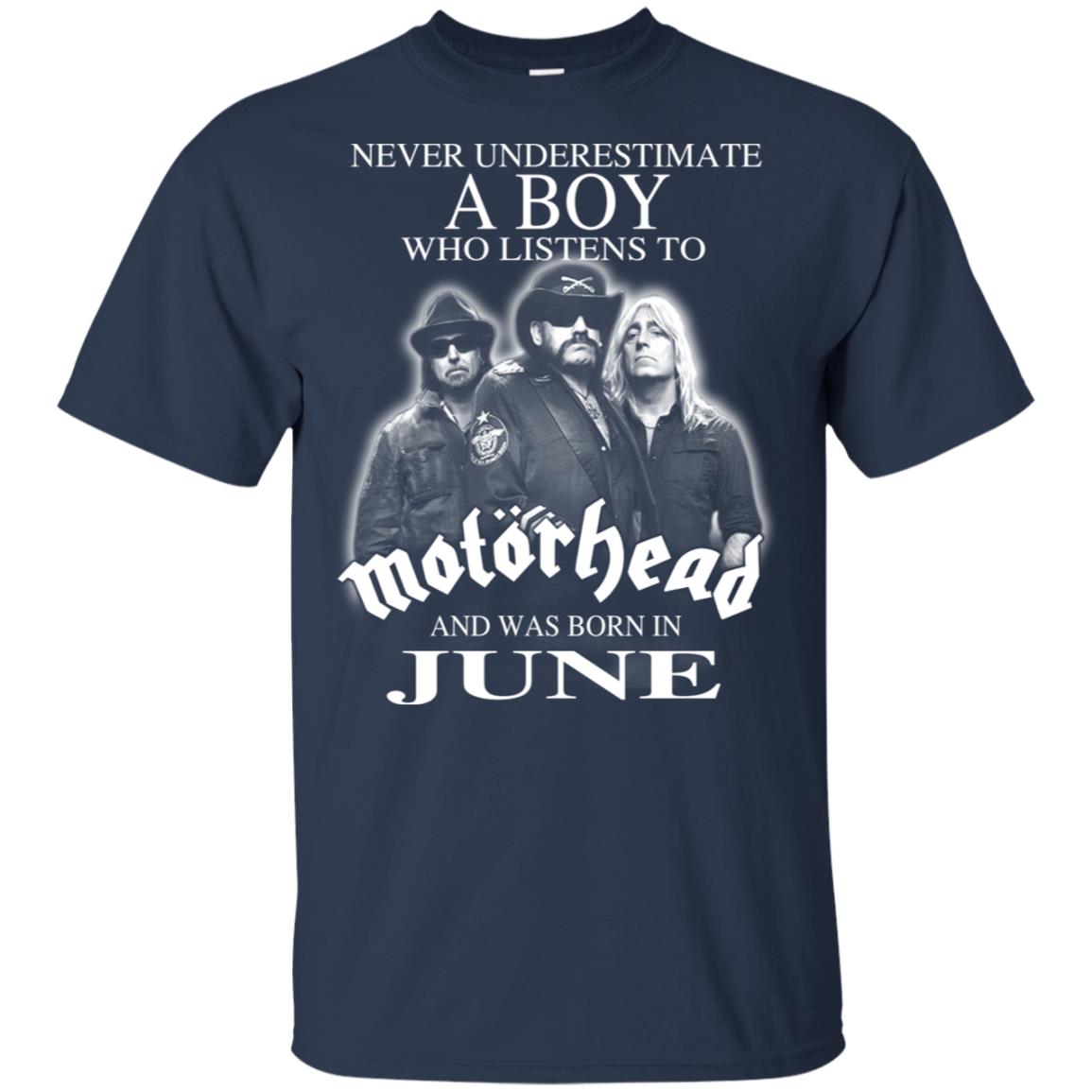 A Boy Who Listens To Motorhead And Was Born In June T-Shirts, Hoodie, Tank