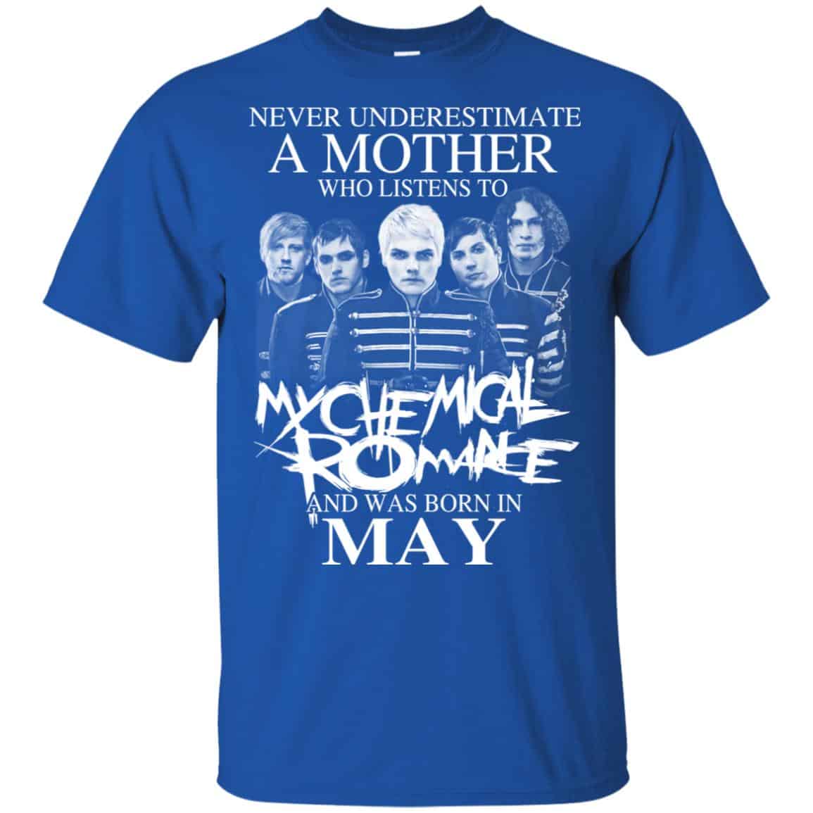 A Mother Who Listens To My Chemical Romance And Was Born In May T-Shirts, Hoodie, Tank