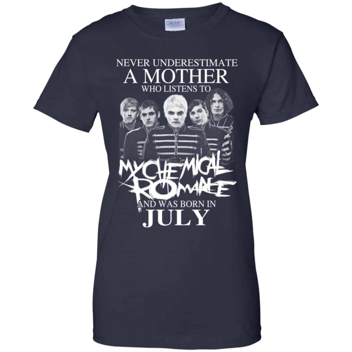 A Mother Who Listens To My Chemical Romance And Was Born In July T-Shirts, Hoodie, Tank