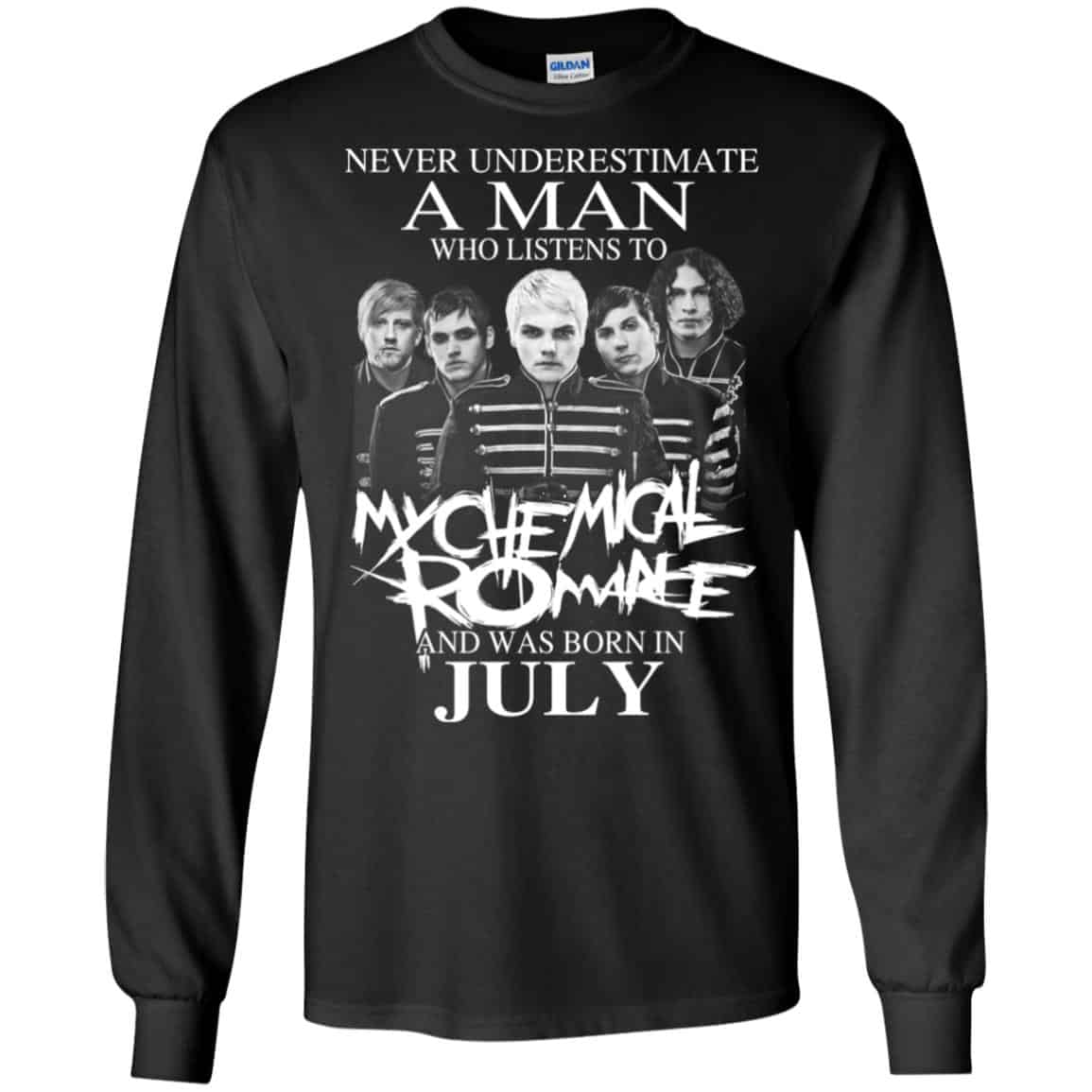 A Man Who Listens To My Chemical Romance And Was Born In July T-Shirts, Hoodie, Tank