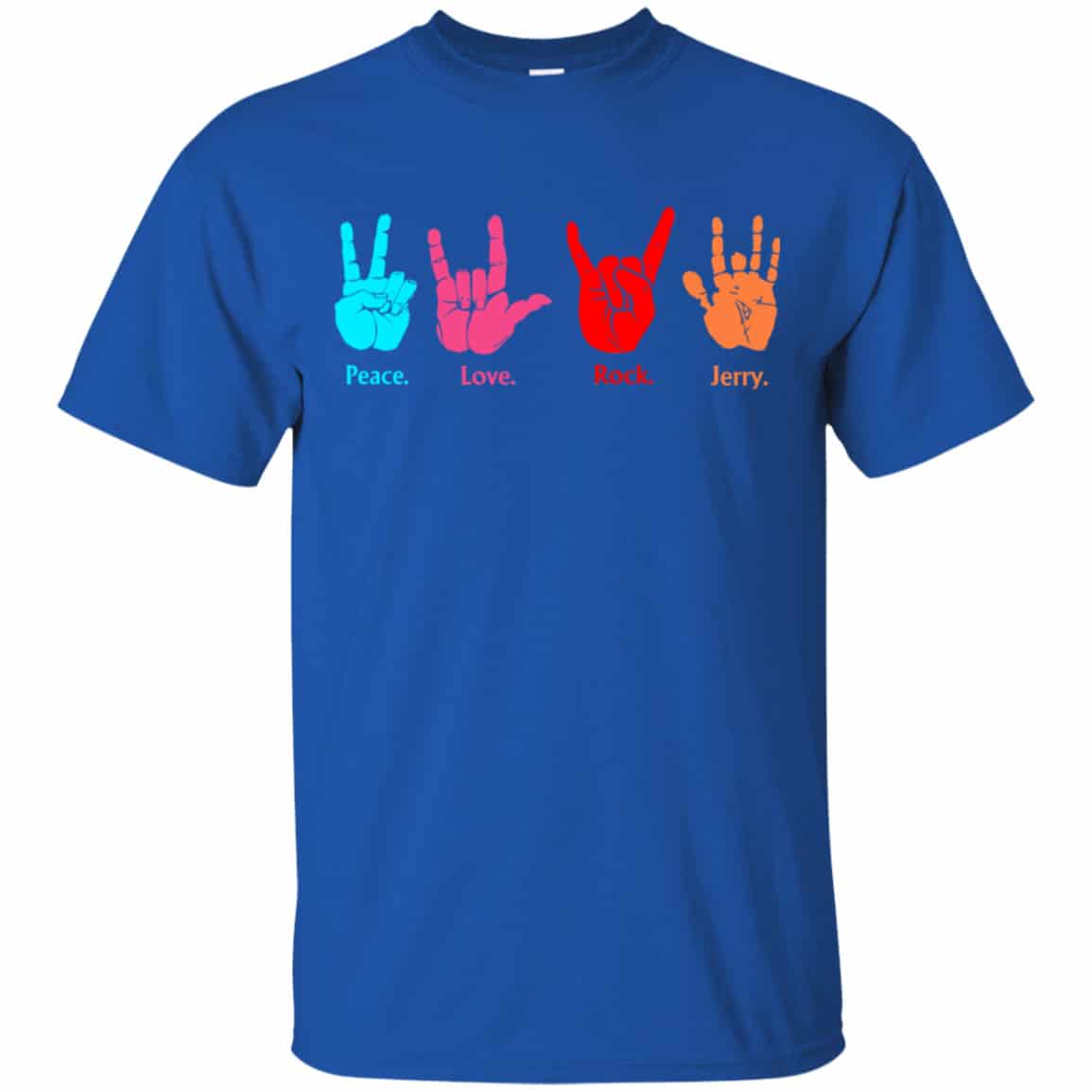Peace Love Rock Jerry Garcia Grateful Dead Shirt, Hoodie, Tank