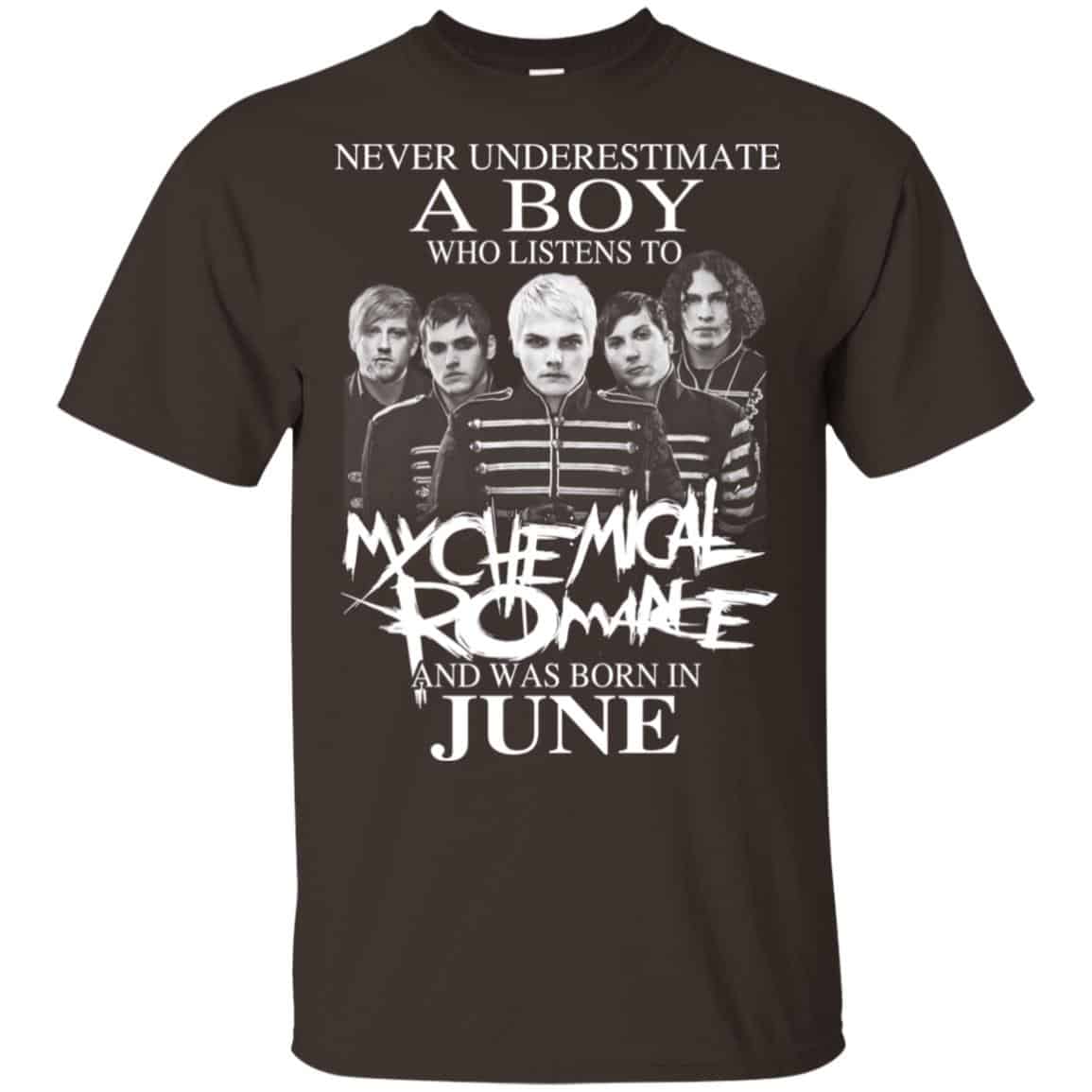 A Boy Who Listens To My Chemical Romance And Was Born In June T-Shirts, Hoodie, Tank