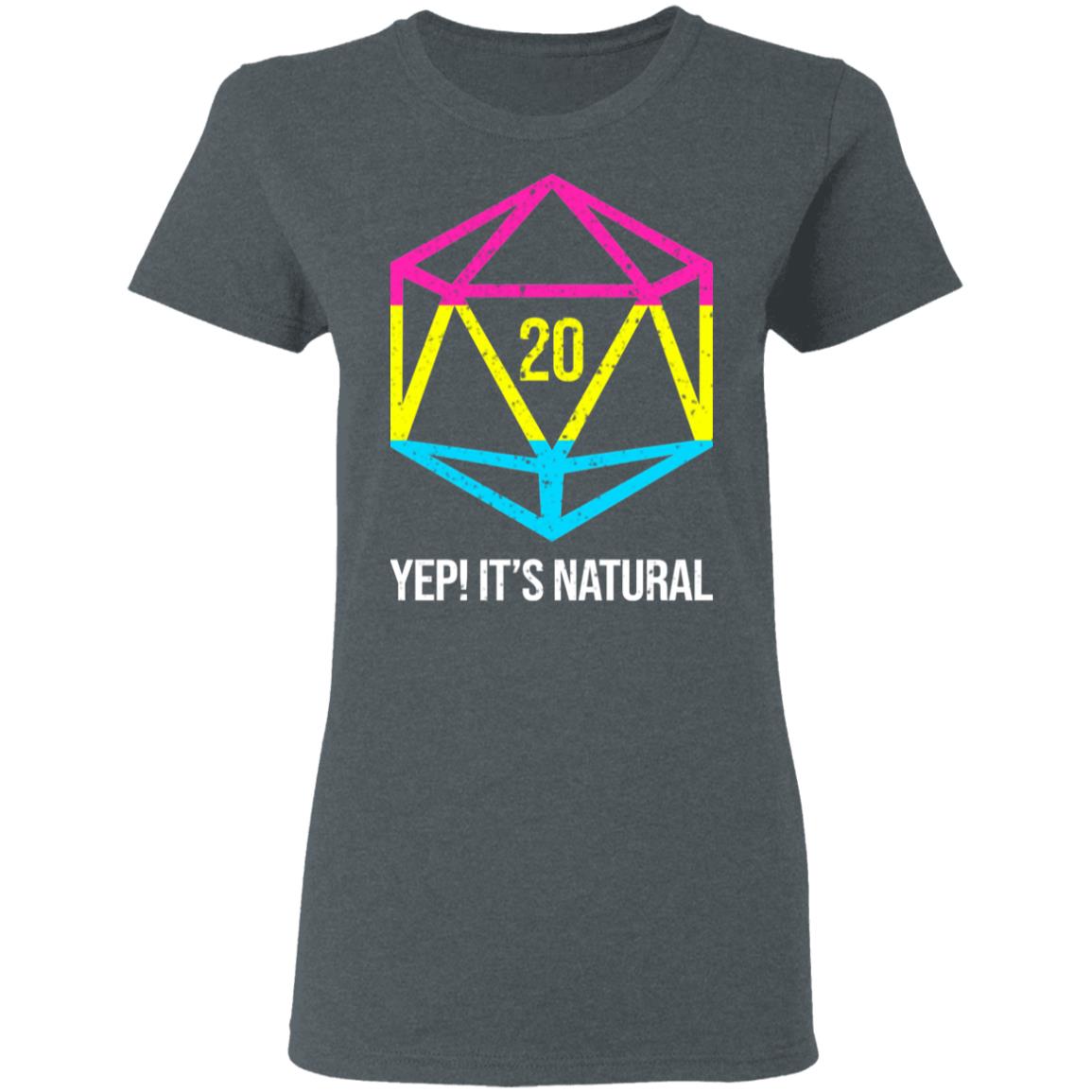 It’s Natural 20 Pansexual Flag Pride LGBT Right Saying Shirt, Hoodie, Tank